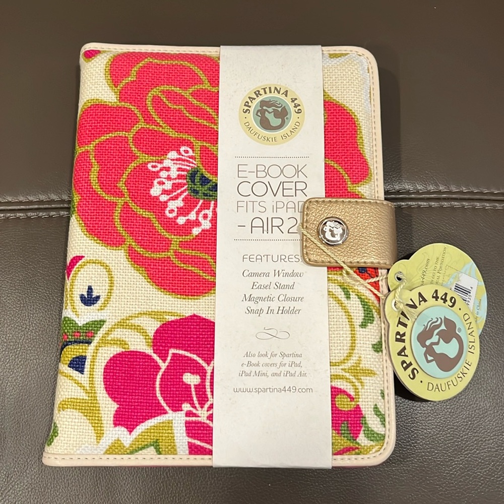 NWT Spartina  IPad Air2 Ebook cover